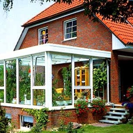 weißer Wintergarten