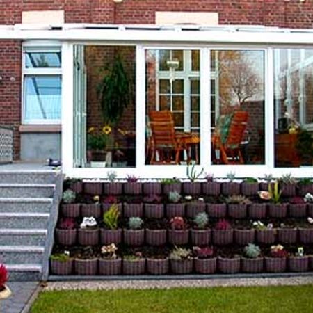 Wintergarten mit Treppe